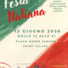 Comites Belgio: Festa Italiana a Saint-Gilles il 13 giugno