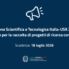 Cooperazione Scientifica e Tecnologica Italia- USA 2027-2028 – Avviso per la raccolta di progetti di ricerca congiunti