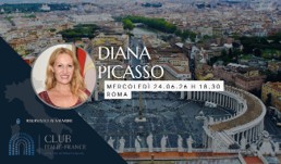 Diana Widmaier-Picasso ospite del Club Italie-France a Roma