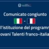 Vertice Francia-Italia: lanciato il programma “Giovani Talenti”