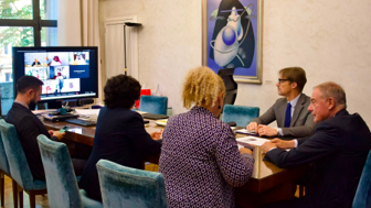 Italia-Arabia Saudita, Il Ministro Urso incontra il Ministro Alswaha:  “Insieme per rafforzare cooperazione su telco, AI, data center e space economy”