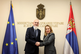 L’Ambasciatore d’Italia in Serbia, Luca Gori, ha incontrato la Ministra della Pubblica Amministrazione e delle Autonomie Locali Serba Snežana Paunović