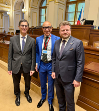 Praga, Conviviale dell’Accademia Italiana della Cucina al Parlamento della Repubblica Ceca