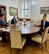 Repubblica Ceca, incontro dell’Ambasciatore Gaudiano con il Ministro dell’Agricoltura Šebestyán