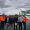 Visita dell’Ambasciatore d’Italia a l’Aja, Augusto Massari, alla nave di ultima generazione del gruppo Grimaldi nel Porto di Amsterdam