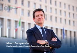Brasile, il neo Console Generale a San Paolo Mauro Campanella saluta la comunità italiana