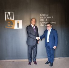 Il Segretario Generale della Farnesina Guariglia in visita al Museo Nazionale dell’Emigrazione Italiana