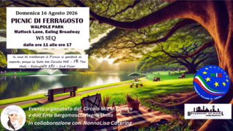 Ferragosto Italiano a Londra 2026, torna il Picnic del Circolo MIE, quarta edizione