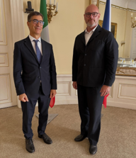 Incontro dell’Ambasciatore d’Italia in Repubblica Ceca Gaudiano con il Ministro dell’Istruzione Robert Plaga