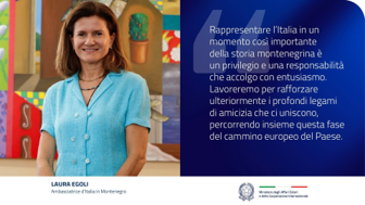 Laura Egoli è la nuova Ambasciatrice in Montenegro