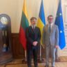 Lituania, l’Ambasciatore d’Italia de Maigret incontra il neo Ministro della Cultura Alsys