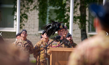 Cambio al comando del Task Group Baltic in Lettonia