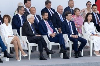 Il Presidente della Repubblica Mattarella a Parigi per la parata militare in occasione della Festa nazionale Francese