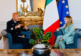 Incontro del Presidente del Consiglio Meloni con l’astronauta dell’ESA Parmitano