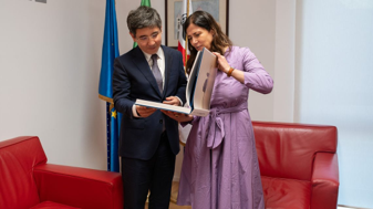 Regione Sardegna: la Presidente Todde incontra l’Ambasciatore dell’Uzbekistan Fayzullayev