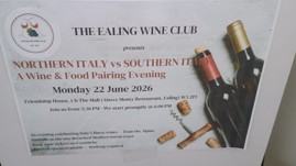 Regno Unito, il Sud Italia all’Ealing Wine Club: successo a Londra della serata di degustazione enogastronomica “Northern Italy vs Southern Italy”