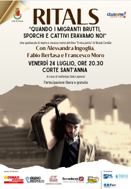 “Ritals” : a Clusone spettacolo di teatro e musica sull’emigrazione italiana  (24 luglio)