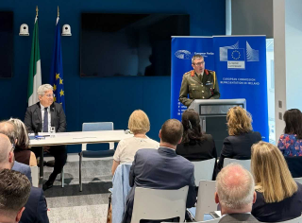 Riunione a Dublino dei Capi Missione dell’Ue con il Capo di Stato Maggiore delle Forze di Difesa irlandesi organizzata dall’Ambasciata italiana