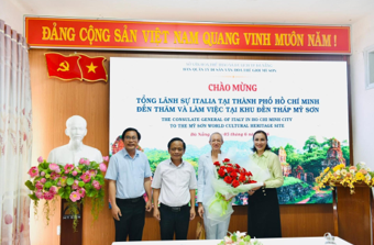 Vietnam, la Console Generale a Ho Chi Minh Tognonato in visita al Santuario di My Son, patrimonio mondiale dell’UNESCO