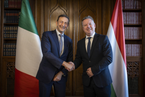 Visita dell’Ambasciatore d’Italia in Ungheria Scognamiglio al Ministro dell’Interno Gábor Pósfai