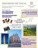 “Istanti d’Italia – L’Italia attraverso lo sguardo dominicano”: concorso fotografico dell’Ambasciata in Repubblica Dominicana