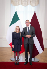 Lettonia, l’Ambasciatore Andreina Marsella ha presentato le Lettere Credenziali al Presidente della Repubblica Rinkēvičs