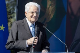 A Castelporziano la festa conclusiva delle iniziative di carattere sociale, il saluto del Presidente Mattarella