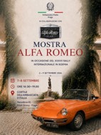 A Praga una mostra dedicata alle Alfa Romeo storiche in occasione del XXXVII Rally Internazionale in Boemia