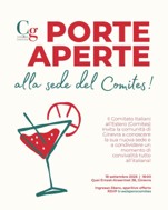 Comites di Ginevra, il 18 settembre l’incontro “Porte aperte alla sede del Comites”