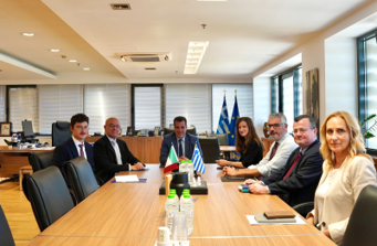 Grecia, l’Ambasciatore d’Italia Cuculi incontra il Ministro per le Migrazioni Plevris