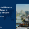 Il Ministro degli Esteri Tajani guida di una missione di sistema in Argentina e in Brasile, previsti incontri con le comunità italiane residenti nei due Paesi