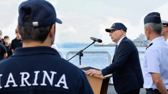 Nave “Giovanni delle Bande Nere” a Yokosuka: difesa delle rotte e cooperazione industriale al centro della visita