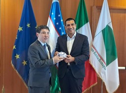 Regione Emilia-Romagna: il Presidente Michele de Pascale ha incontrato l’Ambasciatore della Repubblica dell’Uzbekistan in Italia, Abat Fayzullaev
