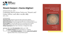 Società Dante Alighieri : Nizami e Dante in dialogo tra Oriente e Occidente (23 settembre)