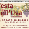 Svizzera, il 10 ottobre Festa dell’Uva a Dietikon organizzata dalla Colonia Libera Italiana