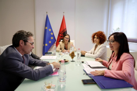 Albania, incontro dell’Ambasciatore d’Italia Alberti con la neo Ministra albanese della Salute e del Welfare Spahiu