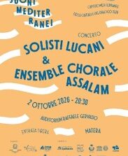 CIDIM: il 2 ottobre a Matera il concerto finale del progetto “Suoni Mediterranei”