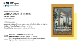 “Capri. Genesi di un mito. La colonia internazionale dell’Isola tra Ottocento e Novecento”: presentazione del libro di Bruno Pisaturo alla Società Dante Alighieri (4 novembre)