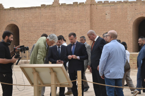 Iraq, inaugurato alla presenza dell’Ambasciatore d’Italia a Baghdad Niccolò Fontana il primo settore del Parco archeologico di Aqar Quf