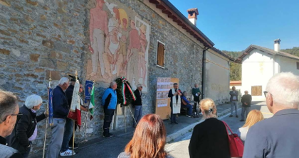 Festa della Bandiera a Belluno, restaurato il murale di Franco Fiabane a Sala