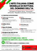 Il 29 ottobre a Montecitorio l’incontro “L’arte italiana come modello di rottura del dominio dell’IA”