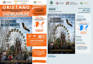 Sardegna, due appuntamenti di “Cittadini del Mondo”  con il cinema e la solidarietà:  “Le cicogne di Chernobyl” a Oristano e Seneghe ( 23 e 24 ottobre)