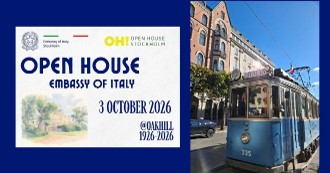 Svezia, Open House Days a Stoccolma: successo della prima apertura al pubblico dell’Ambasciata d’Italia