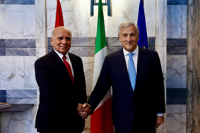 Tajani incontra l’omologo iracheno Hussein: “Fermare insieme le crisi in tutta la regione del Golfo”