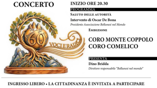 “Voci e radici: un viaggio lungo sessant’anni”: a Belluno concerto celebrativo dell’Associazione Bellunesi nel Mondo